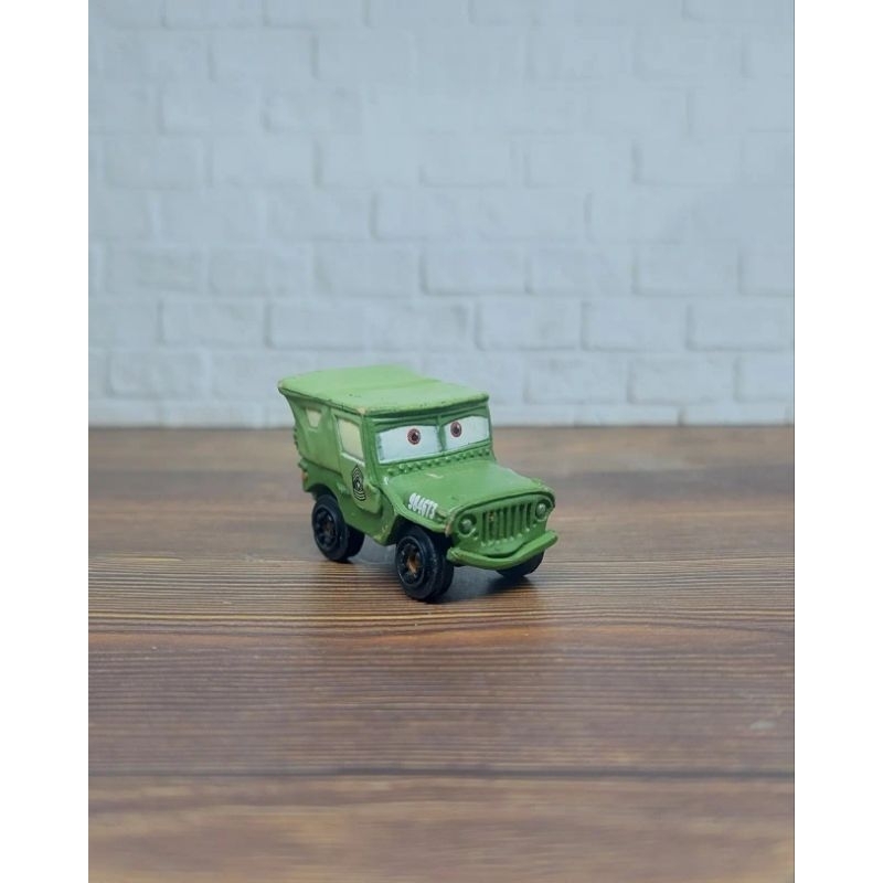 Disney Pixar Cars Sarge preloved karet padat