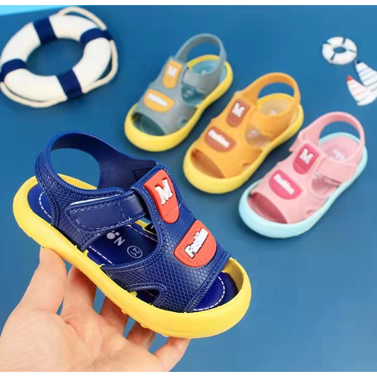 babyfit sendal KARET PVC EVA sandal anak laki perempuan gunung import xw-0701