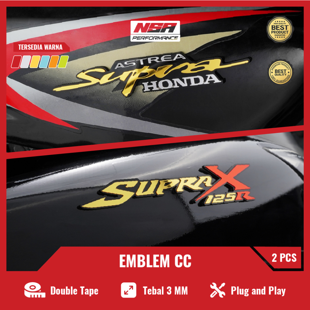 NSA EMBLEM MOTOR SUPRA X 125 SUPRA OLD SUPRA HONDA EMBLEM DASI SUPRA STIKER MOTOR EMBLEM MOTOR SUPRA