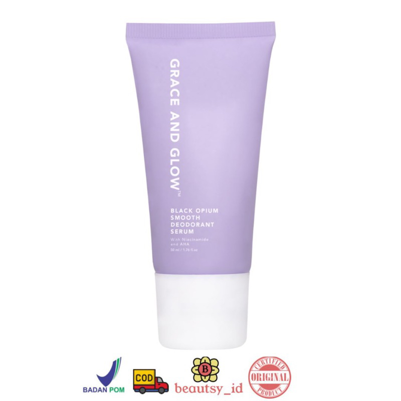 Grace and Glow Black Opium Bright and Smooth Deodorant Serum Mencerahkan Original BPOM Deodoran