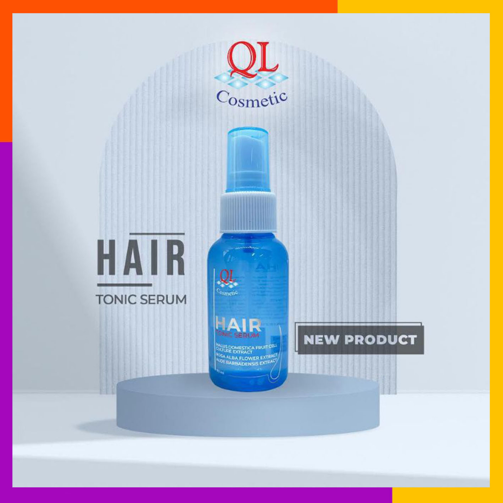 QL Cosmetic - Hair Tonic Serum 80ml // Perawatan Rambut QL // BPOM