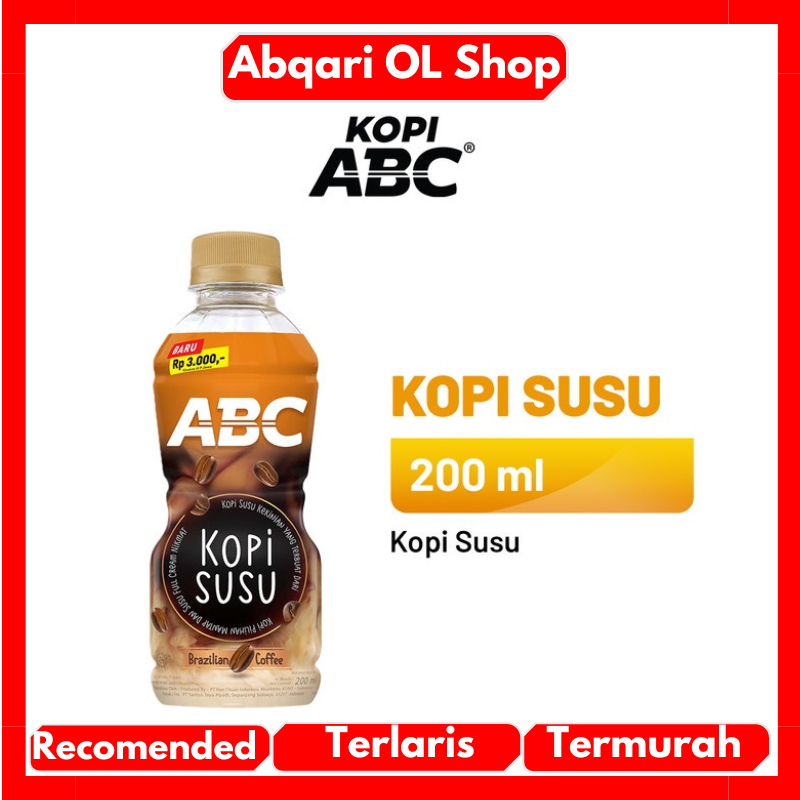 

ABC Kopi Susu Ready to Drink Kemasan Botol 200 ml