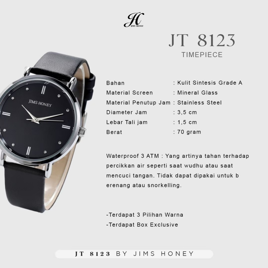 JIMS HONEY PROMO 7.7 BUNDLING LOUISA BAG + JAM TANGAN 8123