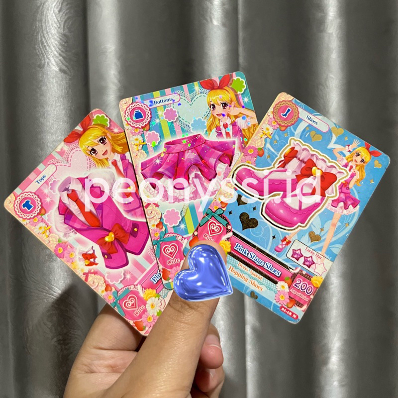 Aikatsu Card — Ichigo Pink Stage Set