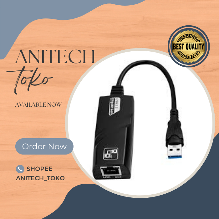 [anitech_toko]  USB LAN Gigabit / USB 3.0 to LAN gigabit / USB 3.0 to Ethernet RJ45