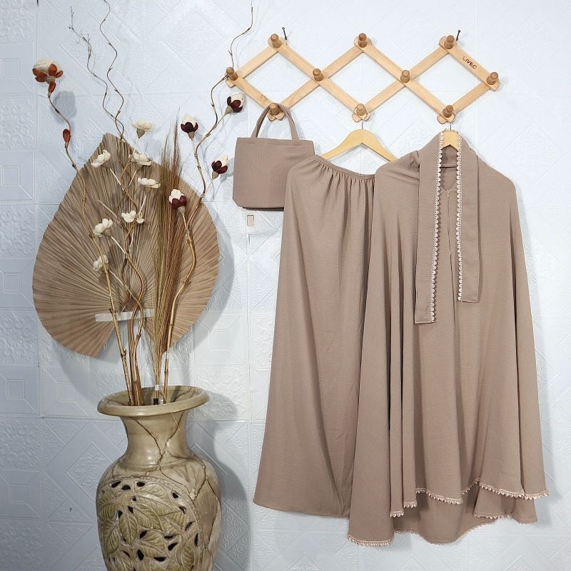 MUKENA LESTI KEJORA VIRAL/MUKENA1IN2/MUKENA CANTIK MURAH