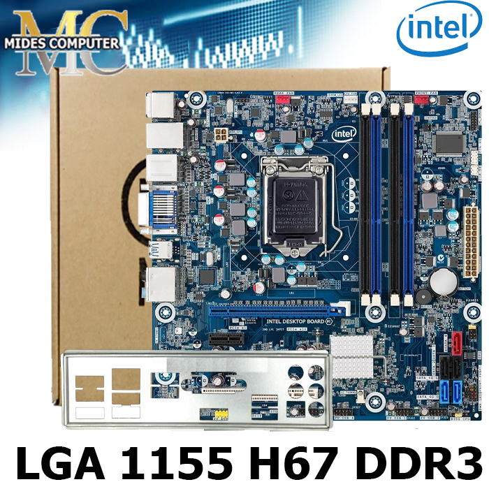 Mainboard Mobo h67 Soket LGA 1155 4slot ram OEM