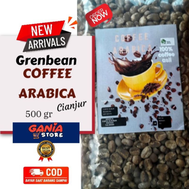 

kopi Arabica grenbeand premium cianjur 500gr