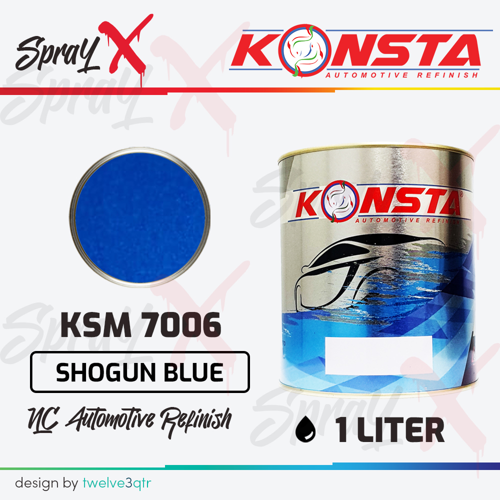 KONSTA NC METALLIC SHOGUN BLUE 7006 / BIRU METALIK #7006 REPACK - CAT DUCO