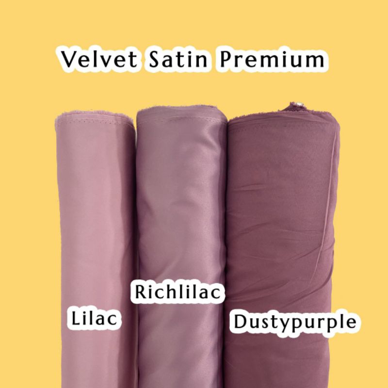 Kain Satin Velvel - Kain Bridesmaid - Bahan Kain Halus Silky Premium Velvet Roberto Cavali