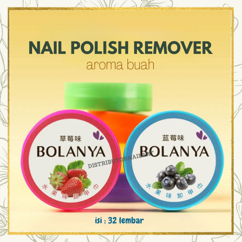 ( COD ) Nail polish remover tissue Aroma Buah / nail polish varnish remover tisu pembersih cat kuku kutek