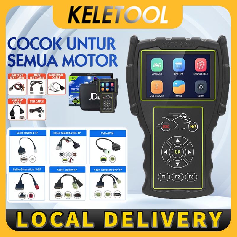 M100 Pro Motor Scanner OBD2 CO DLC Motor Injeksi Scanner Function Diagnostic Tool Diagnosis ECU CO M