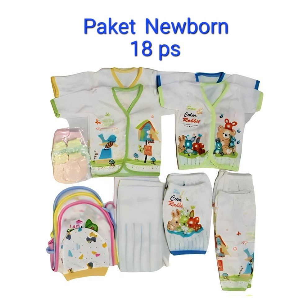 paket perlengkapan bayi baru lahir lengkap baju bayi baru lahir paket baju bayi newborn BB-50 set bayi laki-laki dan perempuan
