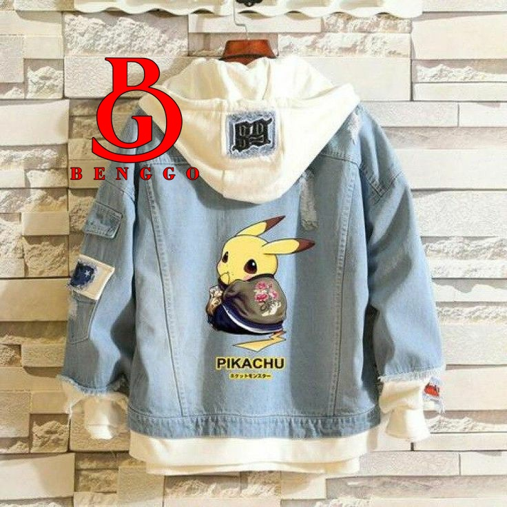 BENGGO.ID | Jaket Jeans Oversize / Jaket Jeans Oversize Pria / Jaket Jeans Oversize Wanita / Jaket J