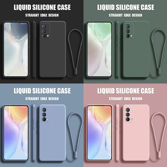 Case Realme GT Master Edition Baby Skin FREE tali Casing Soft TPU Liquid Square edition Premium