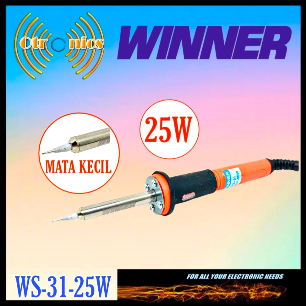 Solder Listrik 25W WS-31 WINNER Mata Solder Kecil