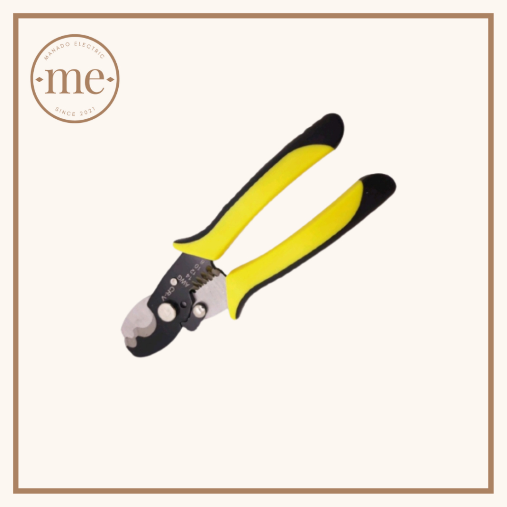 Tang Potong dan Kupas Kabel Gaxindo