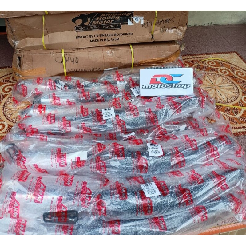 knalpot AHM Malaysia Original Satria 2TAK