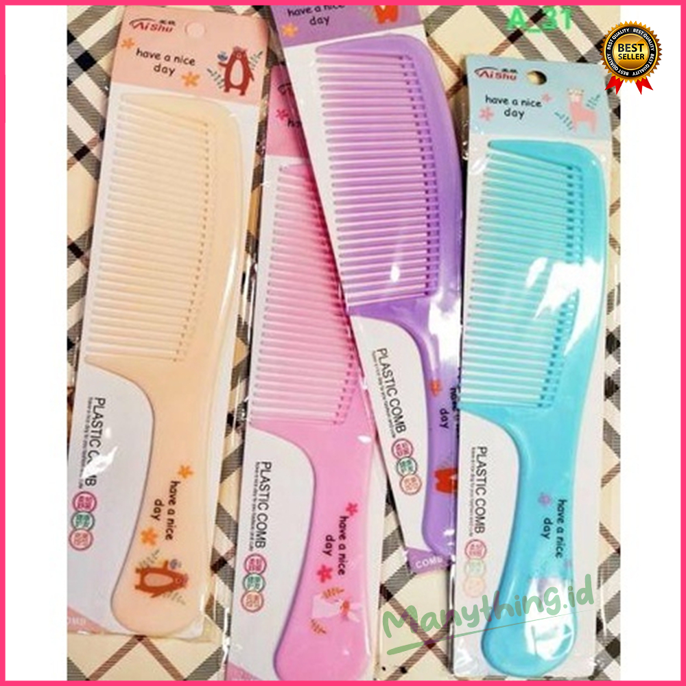 SISIR RAMBUT BESAR KARAKTER / SISIR GAGANG FULL MOTIF LUCU WARNA WARNI TERMURAH / 1PCS SISIR RAMBUT