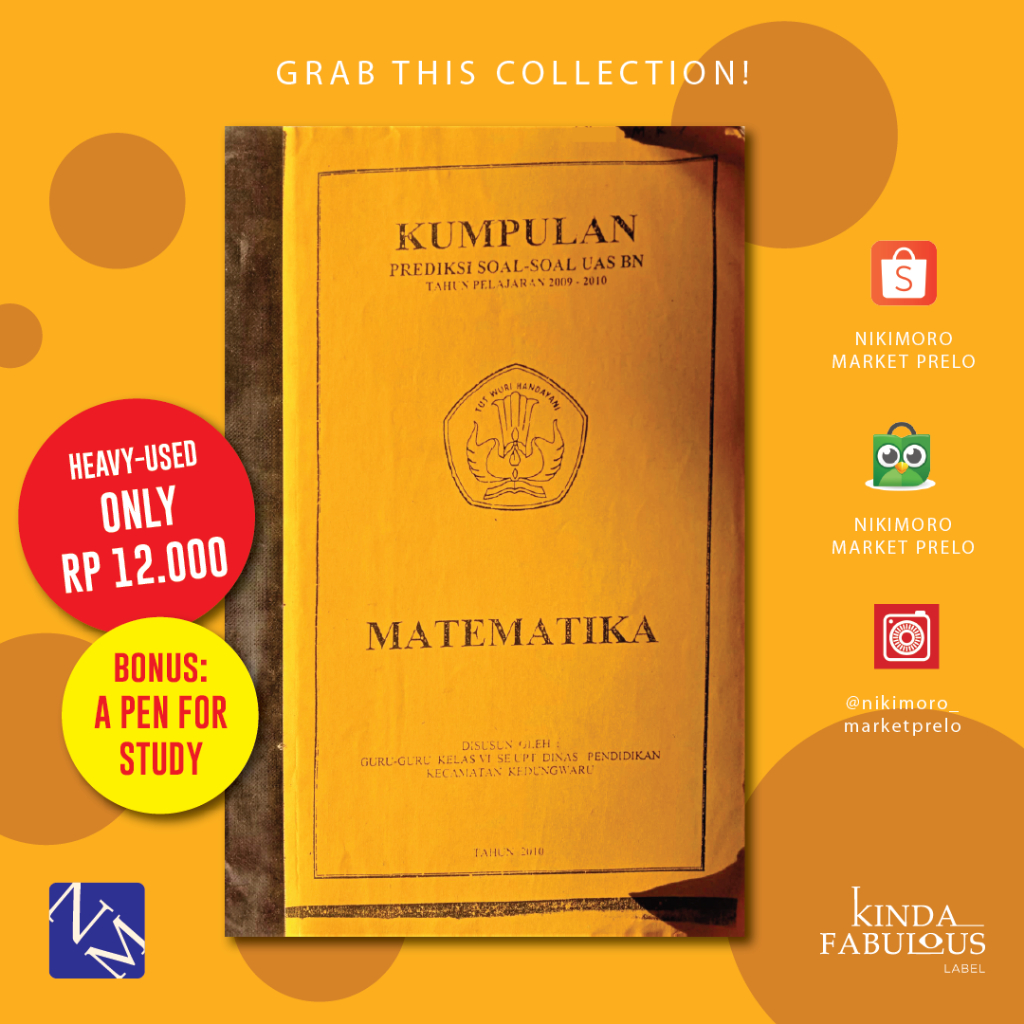 Kumpulan Prediksi Soal-Soal UAS-BN SD Matematika 2009/2010