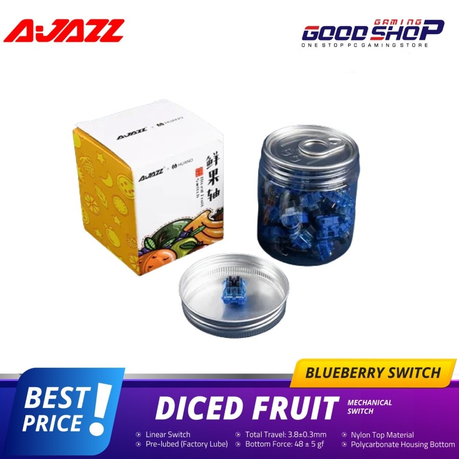 AJAZZ DICED FRUIT SWITCH - Blueberry Switch