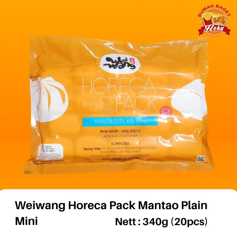 

Wei Wang Mantao Plain Mini isi 20 pcs