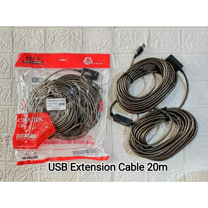 kabel usb extension 20 meter ...