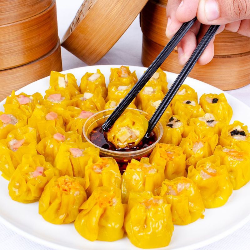 

dimsum mini + chili oil halal isi 50pcs harga satuan 900
