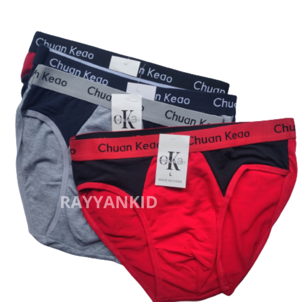 12 Pcs Celana Dalam Pria ChuanKedo/Fema Lembut