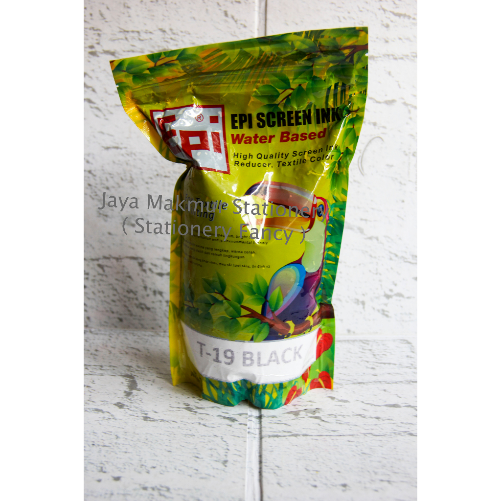 Pewarna Textile Pakaian 1 Kg Epi Screen Ink T-19 (Hitam)