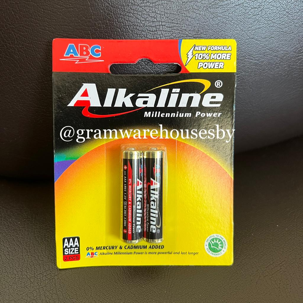 Baterai ABC ALkaline AAA / Remote A3 isi 2
