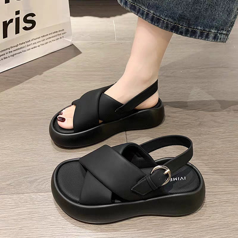 COD POS 63 Sandal Platfrom Tali Wanita Premium