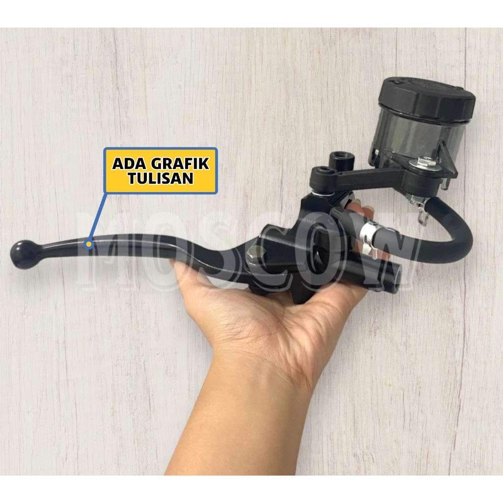 MASTER REM KANAN NONAME PLUS TABUNG BIG SMOKE RYBEN BESAR UNIVERSAL SEMUA MOTOR MATIC BEBEK MOGE SPORT DLL