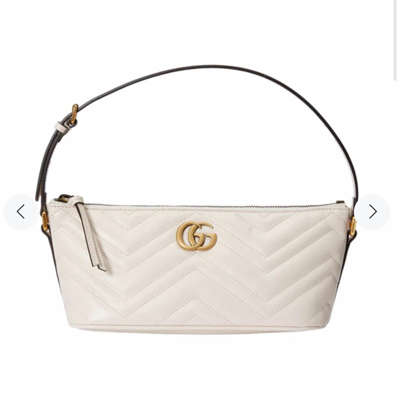 GG Marmont sholder bag white
