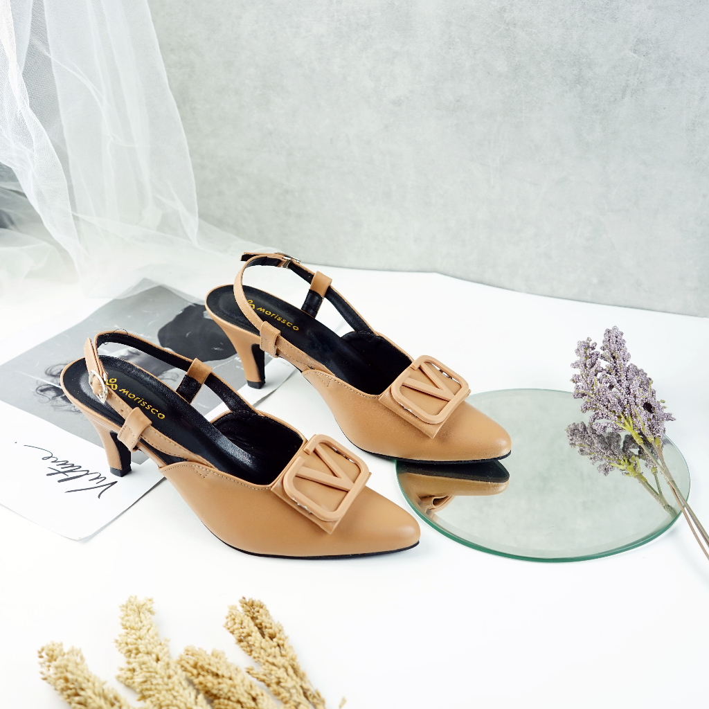 Sepatu High Heels Wanita Pesta Tali V BMT 20
