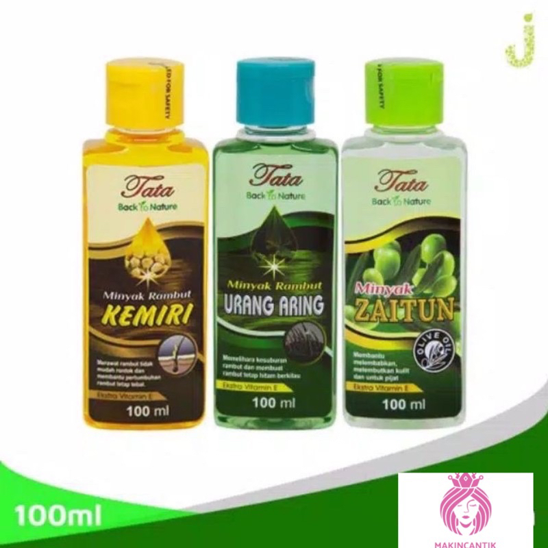 Tata Minyak Kemiri/ Zaitun/ Urang Aring 100ml