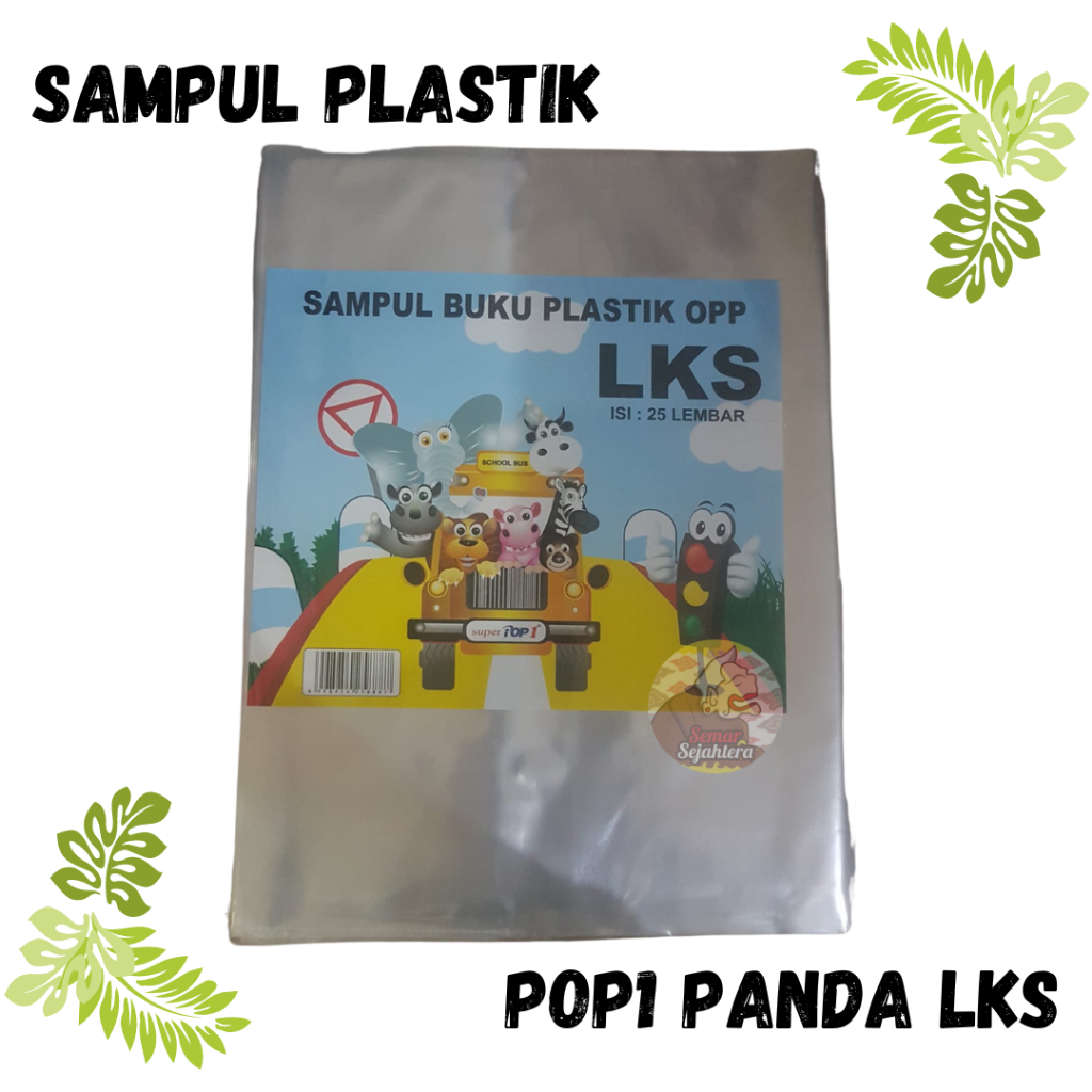 

[PAK] SAMPUL PLASTIK POP1 PANDA LKS (PAK ISI 25 LEMBAR)*