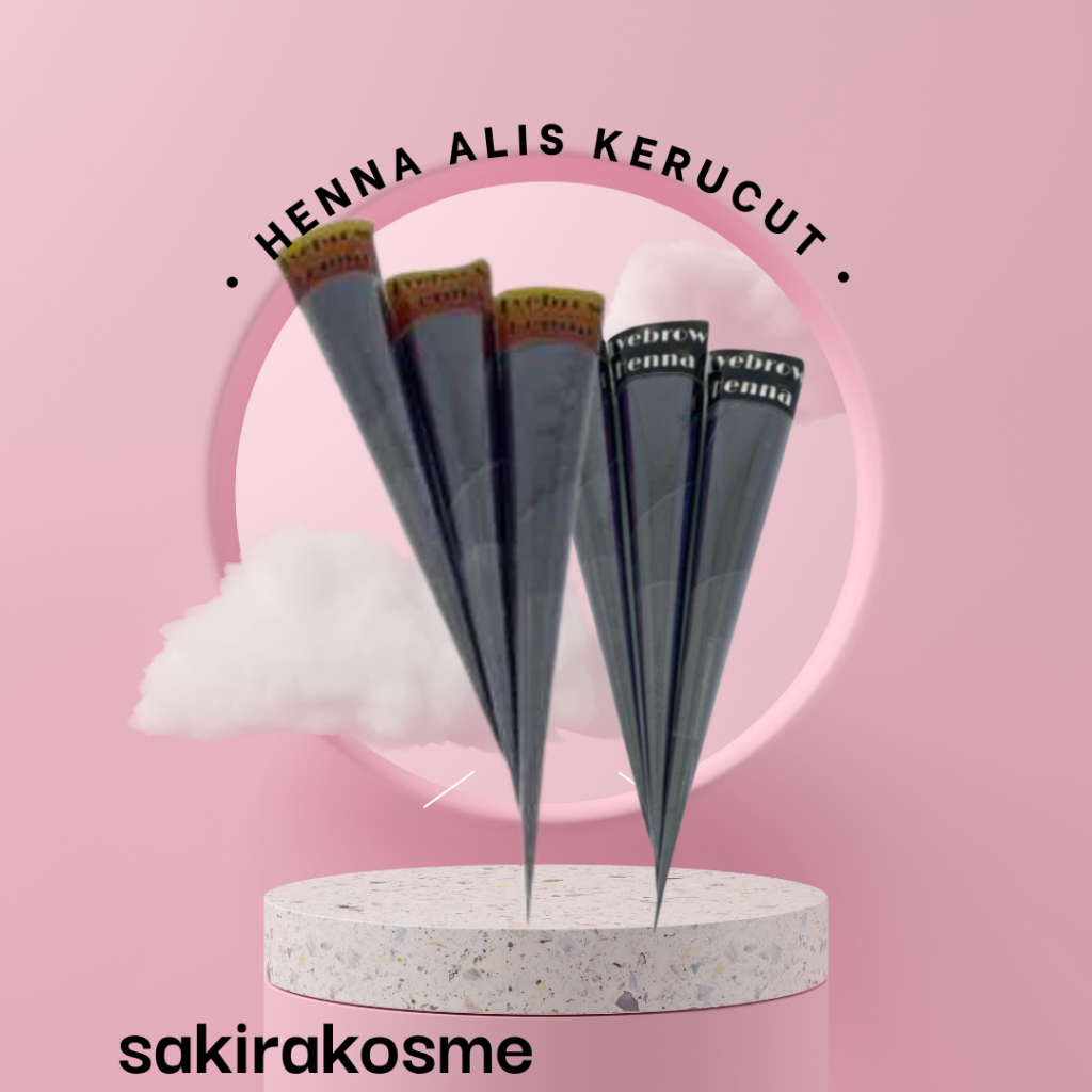 HENNA ALIS KERUCUT - HENNA ALIS TAHAN LAMA - HENNA ALIS ALAMI