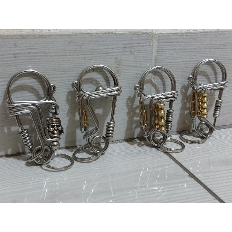 Gantungan kunci kawat, Carabiner