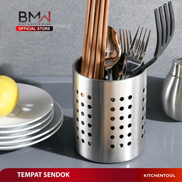 

Dijual BMW Kitchen Ware - Tempat Sendok Garpu Sumpit Bolong Peralatan Makan02 Murah