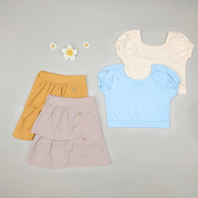 YUNA Set Rok Anak 1-5thn / Setelan Anak Perempuan