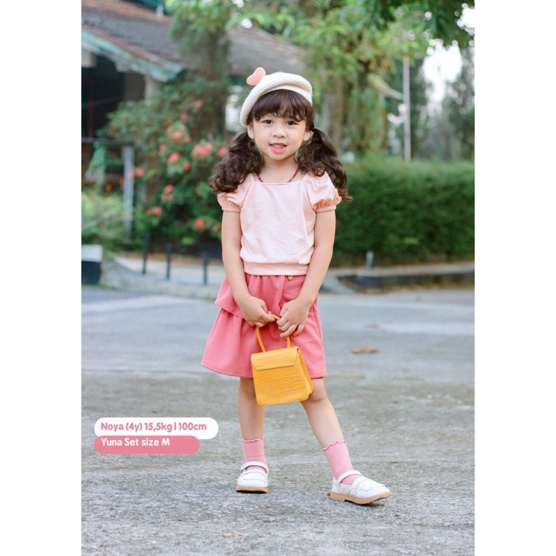 YUNA Set Rok Anak 1-5thn / Setelan Anak Perempuan