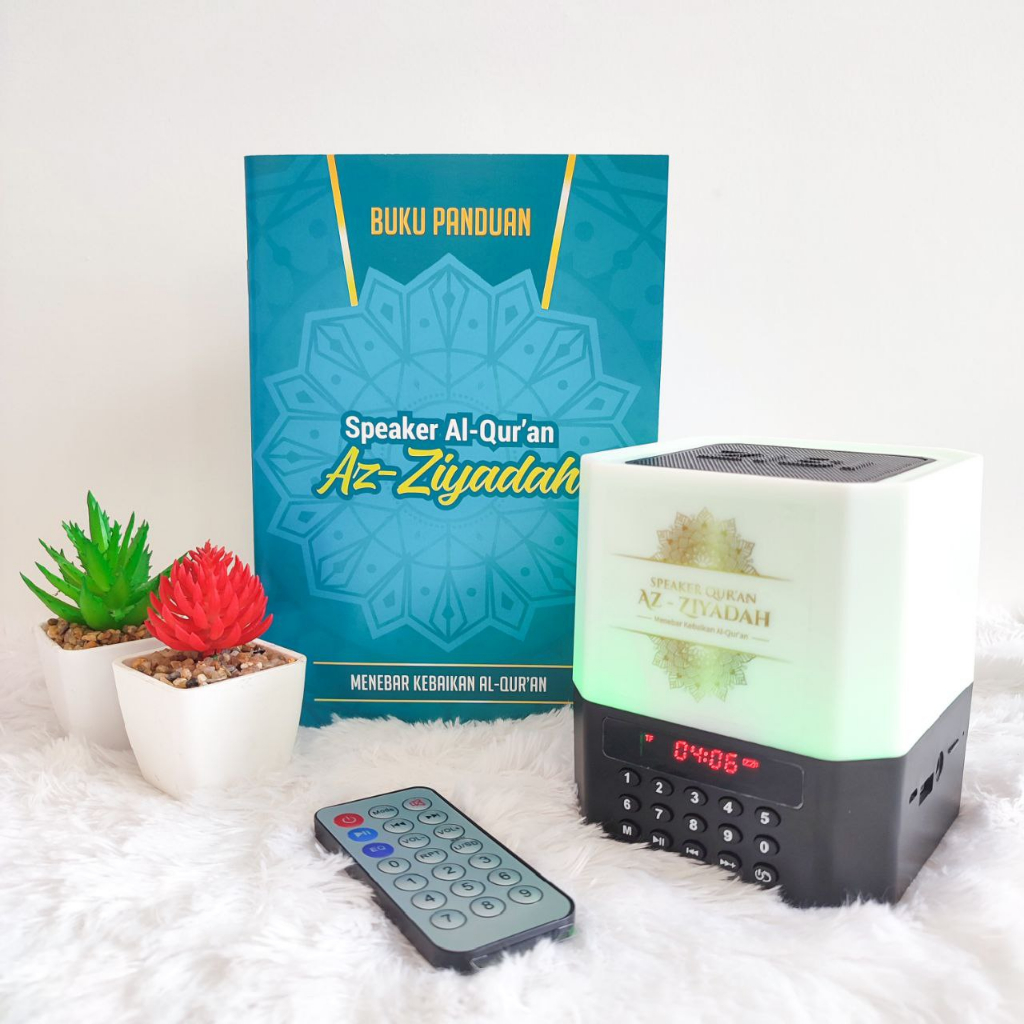 [BARU] Speaker KAJIAN SUNNAH Murottal Quran Zibi Tech ZB600 Lampu Warna Warni 16GB Parenting Islam