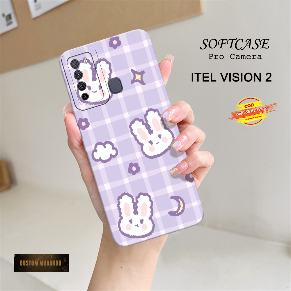 Case Itel Vision 2 Terbaru - Fashion Case Kartun - Casing Hp Itel Vision 2 - Soft Case Hp Itel Visio