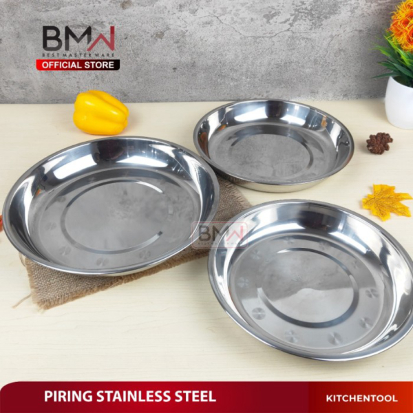 

Jual BMW Kitchen Ware - Piring Makan Bulat Nampan Stainless Steel - 22 Murah