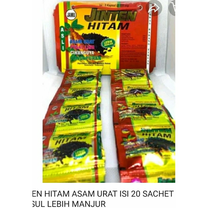 ASAM URAT SAKIT GIGI JINTEN HITAM