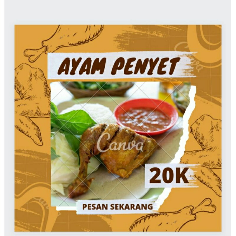 

ayam penyet