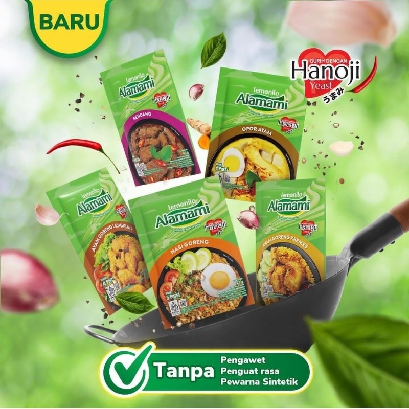 

LEMONILO Alamami Bumbu Masak Praktis Rendang, Opor Ayam, Nasi Goreng, Ayam Goreng