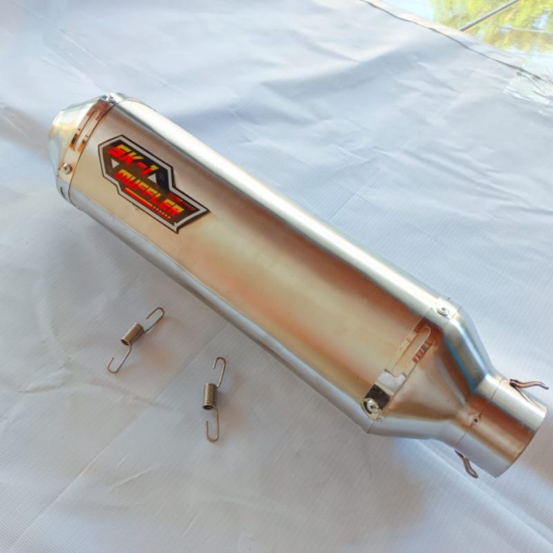 selincer kenalpot sk1 Muffler original kapsul bonus per klem dpj dsm fantera bss pekajaman cts
