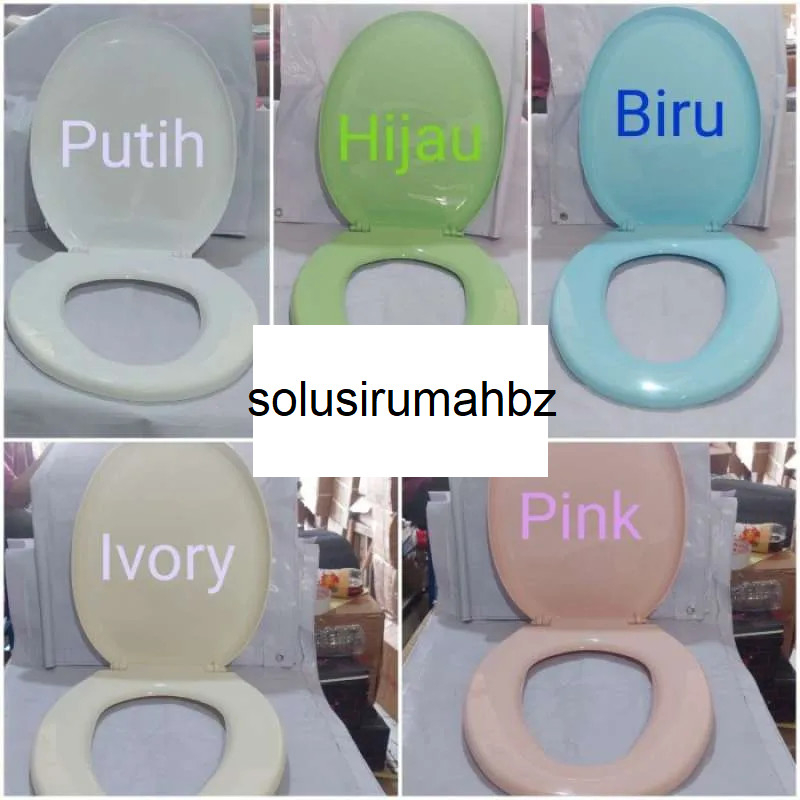 TUTUP CLOSET pilih warna umum 1PCS seat cover u closed duduk 1bj penutup toilet cover